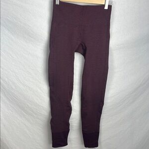 Lululemon Plum burgundy seamless thick Leggings 8